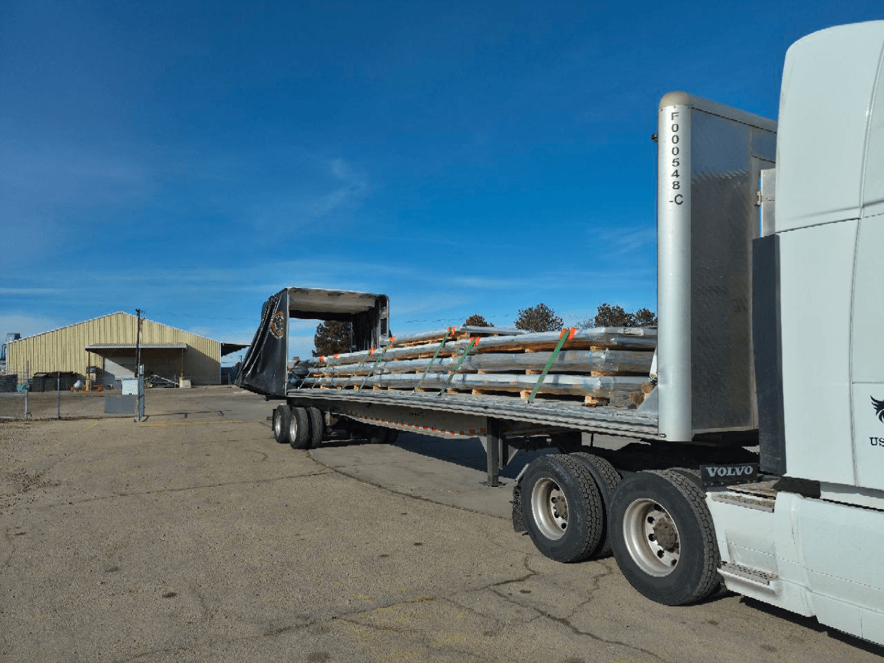 Steel Pipes — Flatbed